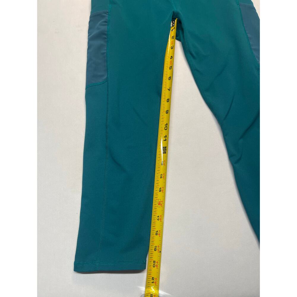 Fabletics Dark Teal Capri Leggings - Size Large - Picture 2 of 9